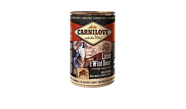 Carnilove Lamb & Wild Boar Lata x 400g