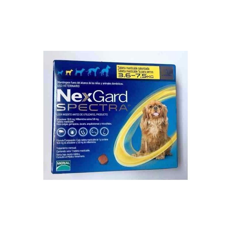 Nexgard Spectra S - de 3.6 a 7.5kg