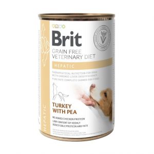 Brit GF Vet Diets Dog Hepatic Lata